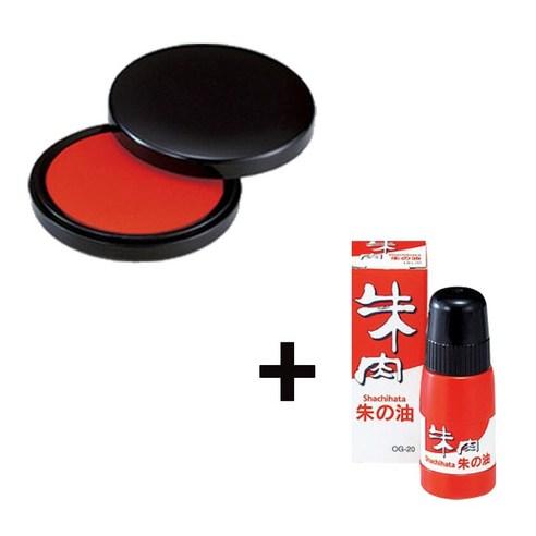 사치하타 인주 MG-40 + 리필OG-20 - 스탬프잉크/패드 | 쿠팡