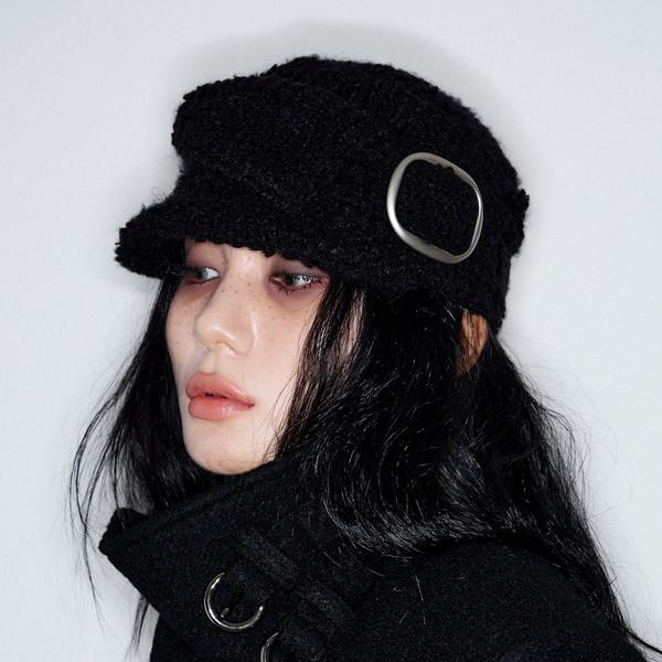 [2nd] Buckle Bellboy Cap (BLACK)