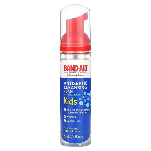 Band Aid, 어린이용, 소독 클렌징 폼, 68ml(2.3fl oz)