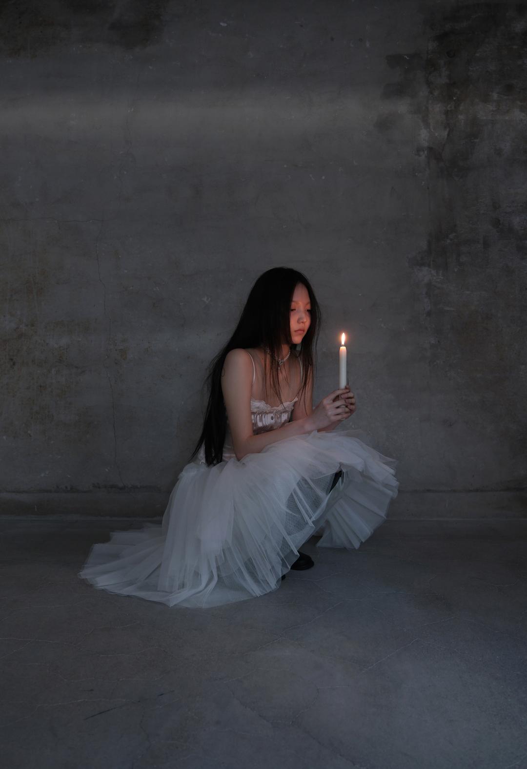 Full Tulle Skirt, 2color