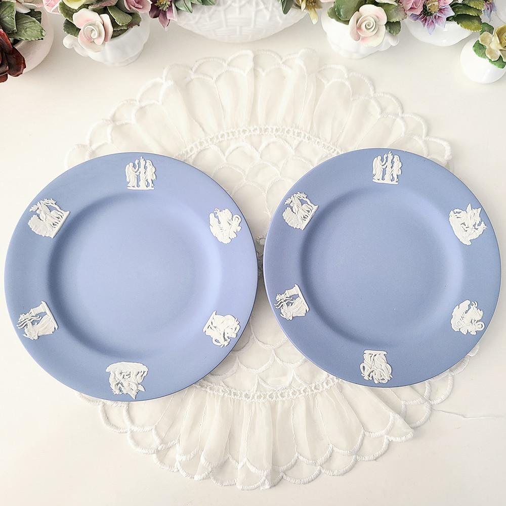 [Antique] 웨지우드 제스퍼웨어 그리스 신화 장식 접시 1장