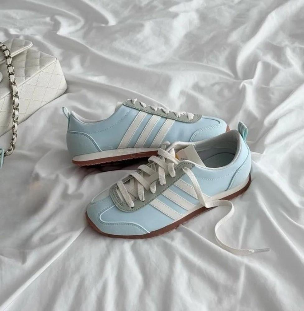 아디다스 네오 VS 조그 운동화 블루 화이트 JI2434