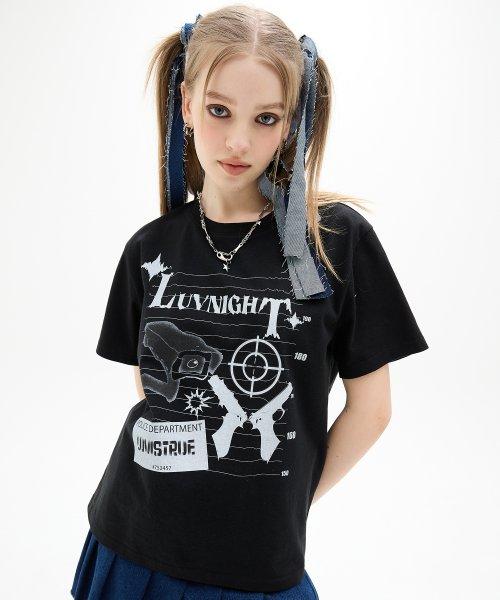 DN LUVNIGHT TEE(BLACK)