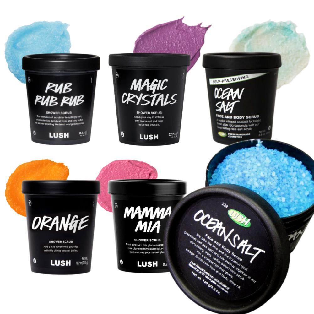 호주직배송 러쉬 바디 샤워스크럽 6종 lush 오션솔트 럽럽럽 맘마미아 매직크리스탈