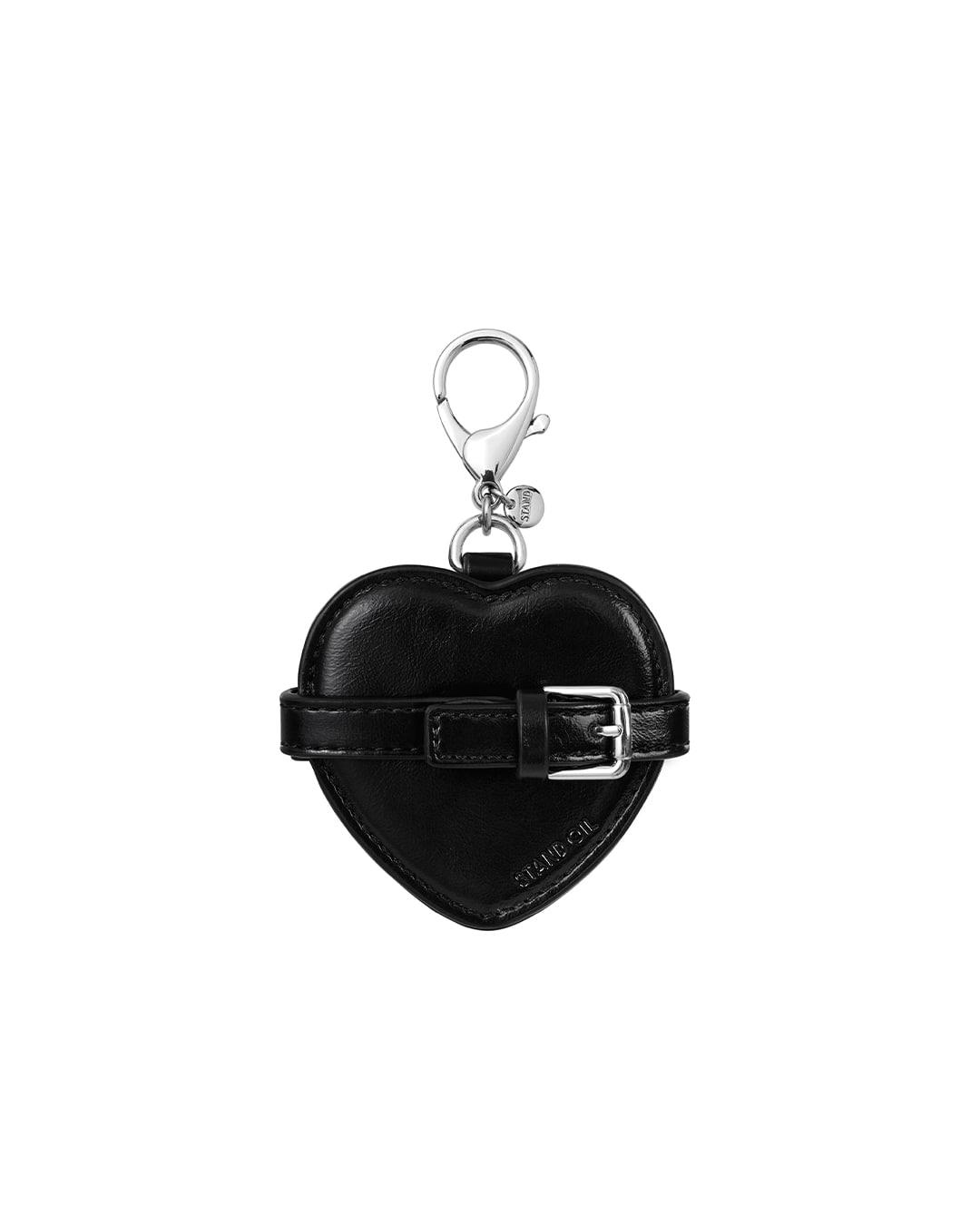 Belted Mirror Keyring · 벨티드 미러 키링 / 블랙