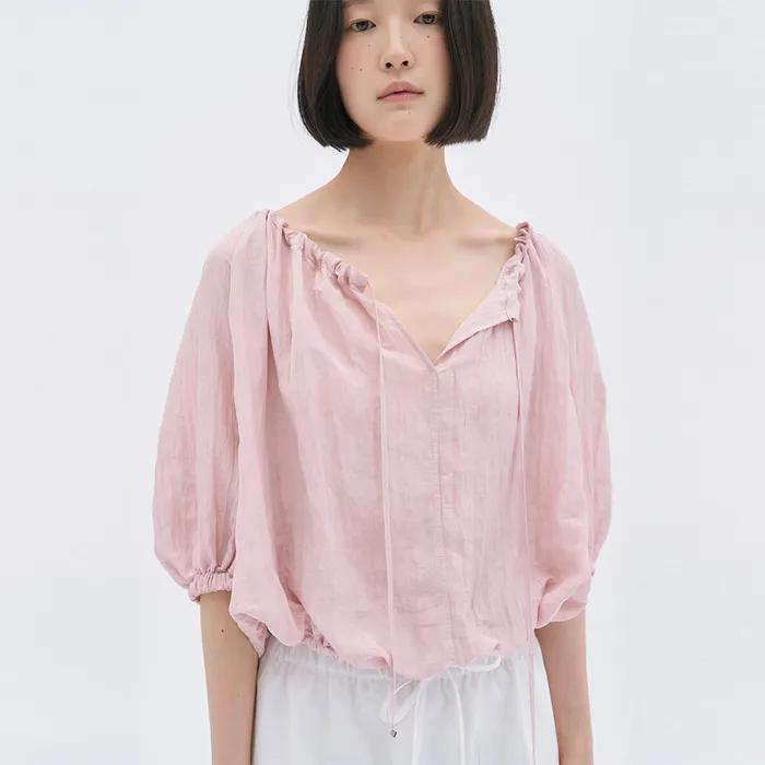 Bellora Shirring Blouse (Pink)