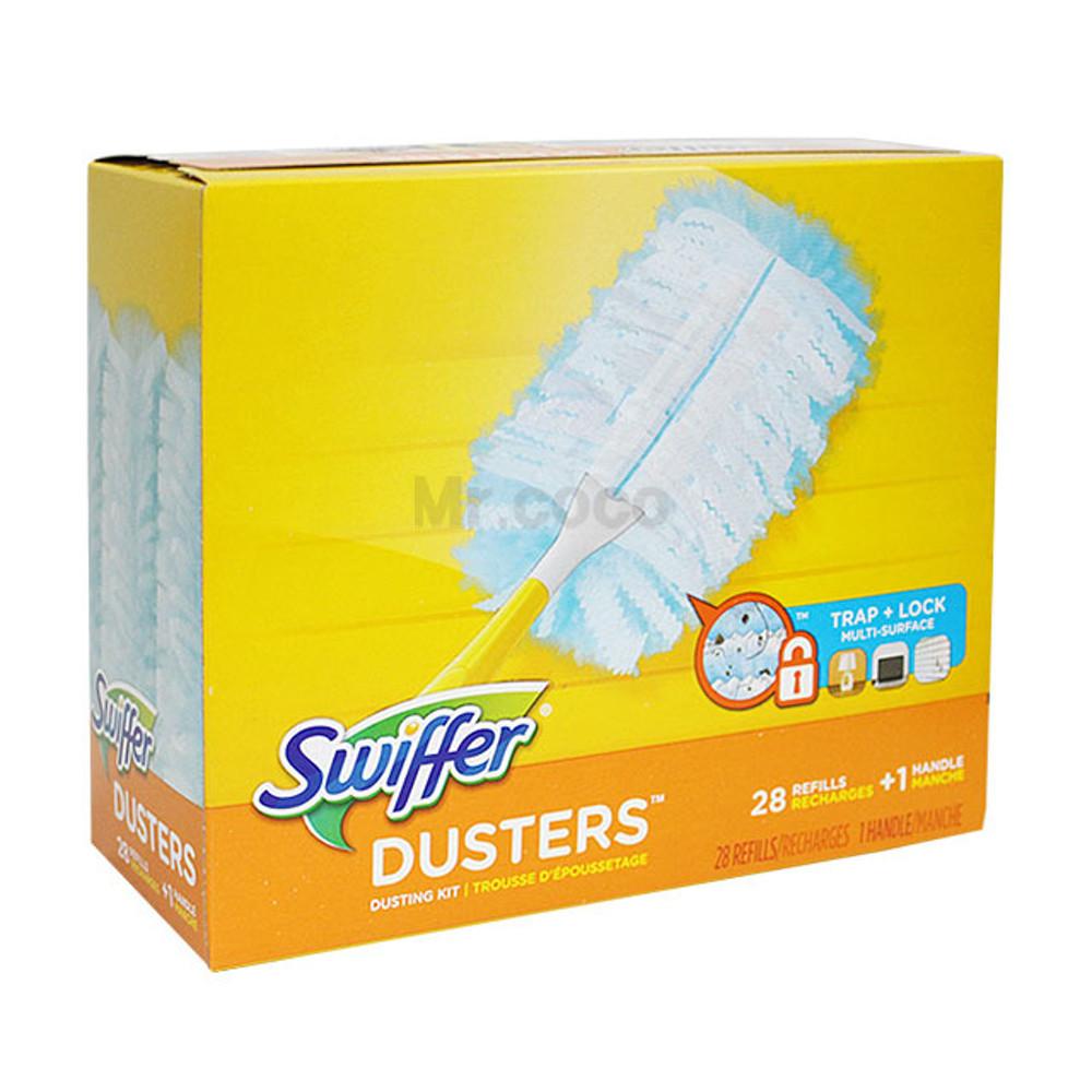 스위퍼 더스터 청소포 28매  핸들 1개 세트 먼지털이 코스트코