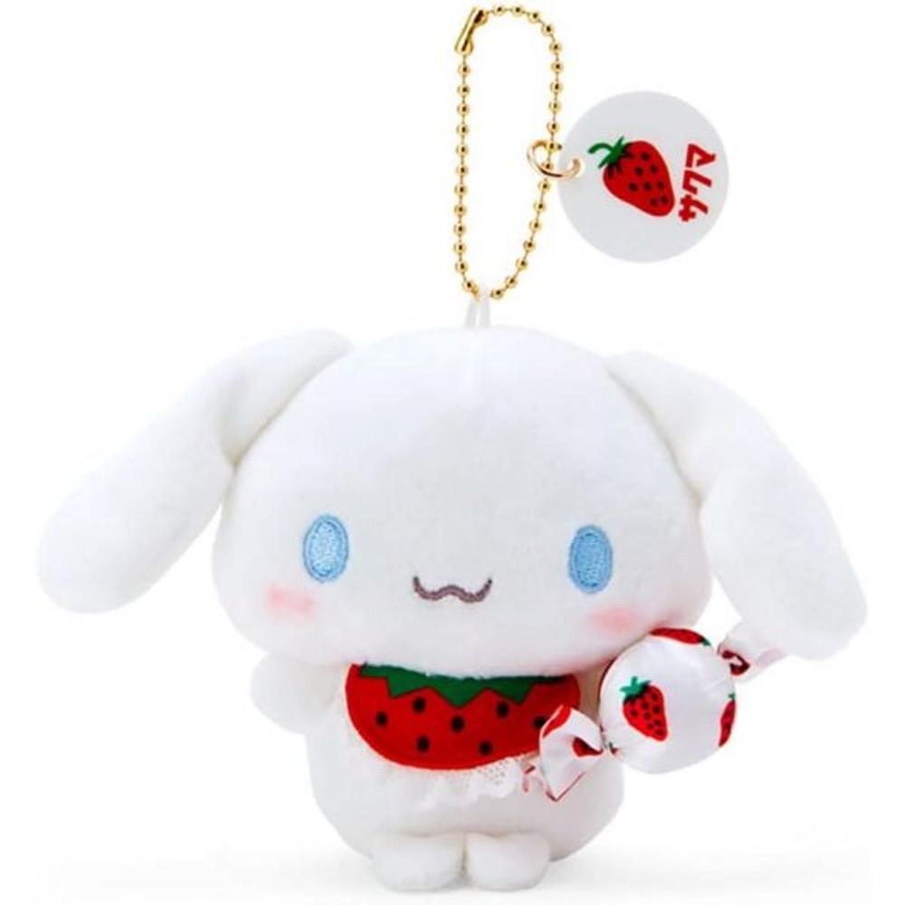 산리오 캐릭터즈 시나모롤 사쿠마 딸기밀크 마스코트 홀더 열쇠고리 SANRIO