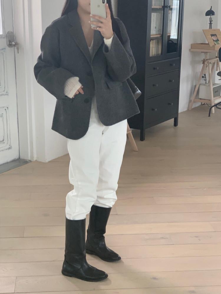 [오늘(9일)자정까지 얼리버드 추가할인가 / 바로배송] 로아 핸드메이드 자켓 (차콜)