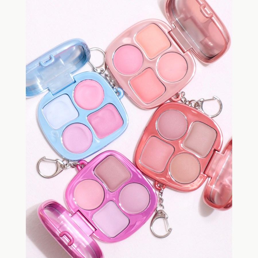 [본사정품] *톤앤무드 체인저* 퓌 포켓 치크팔레트 컬러 스펙트럼 말랑 젤리 제형 봄웜 가을뮤트 여쿨라, #03_포멜로&피치, 1개