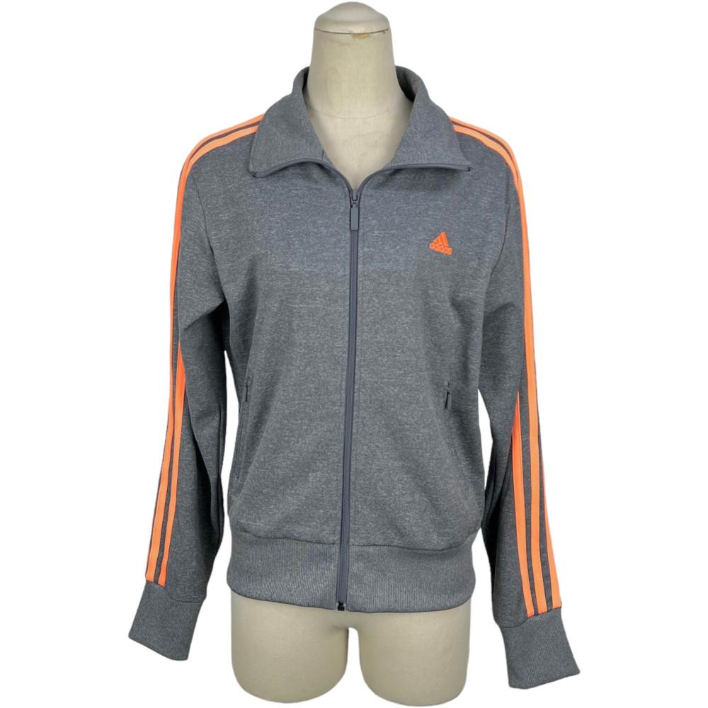 2451 아디다스 파이어버드 회색 주황 집업 져지