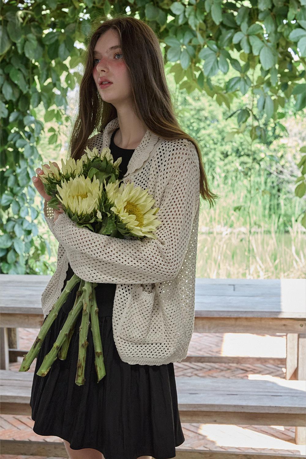 Crochet summer cardigan
