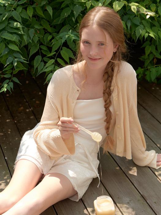 [단독선오픈]Boboli summer cardigan (custard)