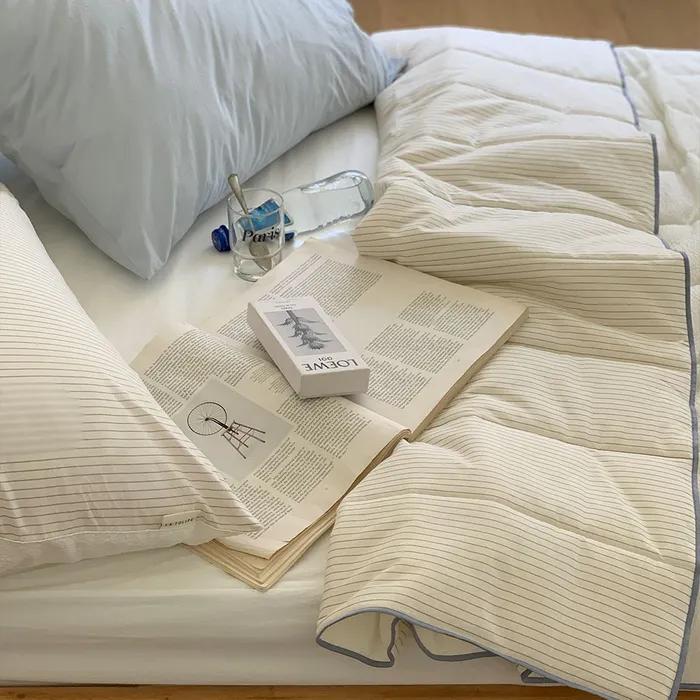 [29CM단독] 슈가 시어서커X순면 양면 여름 차렵이불  7colors SS/Q/K