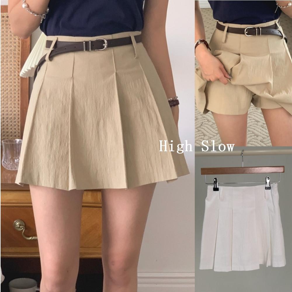 (23S/S) 미유 스판 미니스커트 치마바지