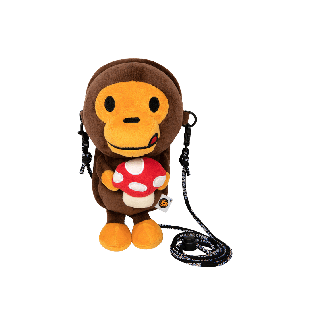 BAPE Baby Milo Plush Mobile Bag Brown