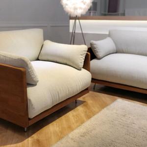 예쁜거실소파 세트! ( 모듈 + 원목 +페브릭 ) 전시새상품!!