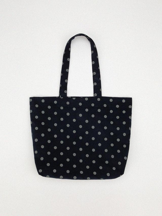 [pre-order] Dot Tote corduroy bag [navy]