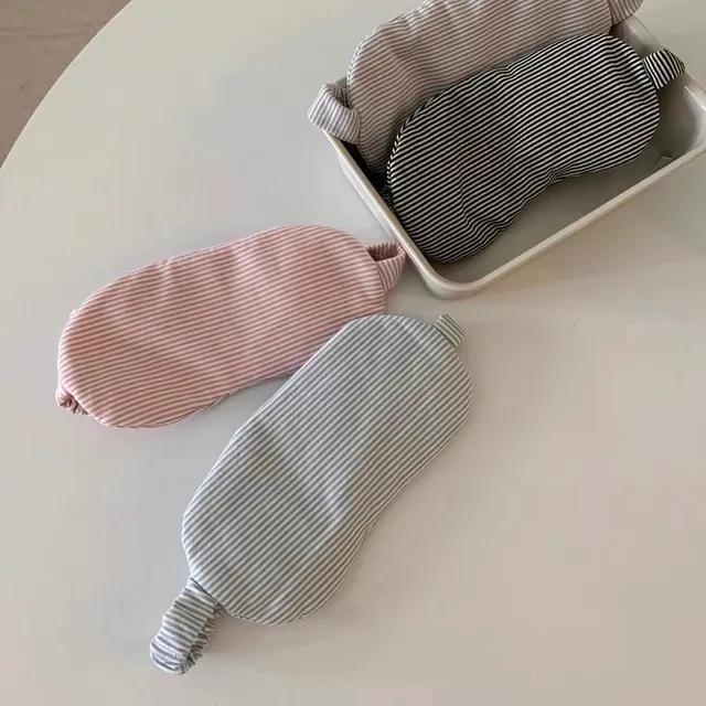 [2colors] 심플 모던 스트라이프 줄무늬 수면안대