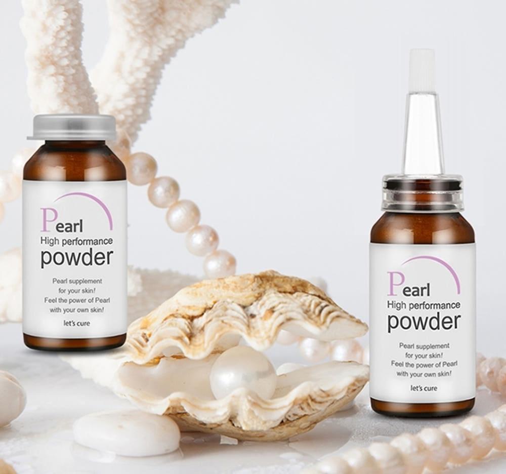 레츠큐어 천연 화장품 바르는 진주 100% 파우더