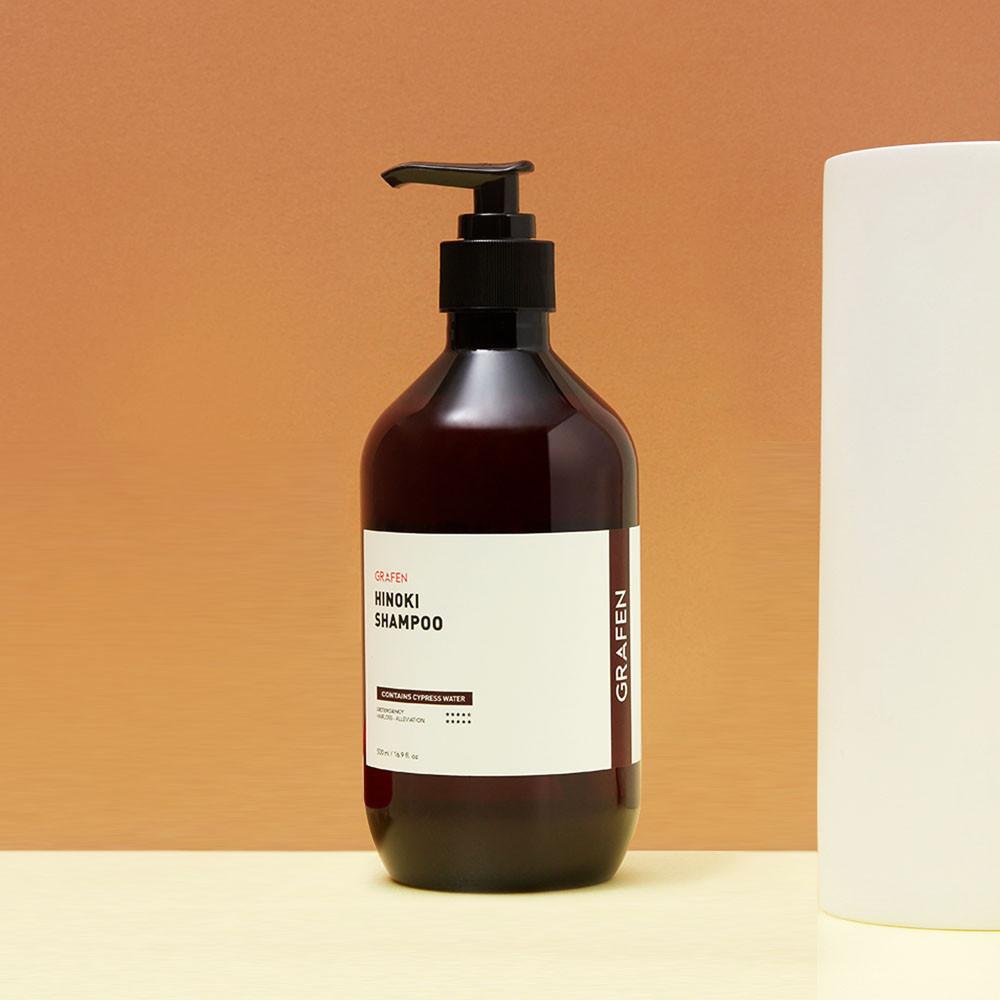 [지성두피추천/탈모완화기능성] 히노키 샴푸 500ml #제주편백나무 #피톤치드 #비듬케어 #정수리냄새고민해결