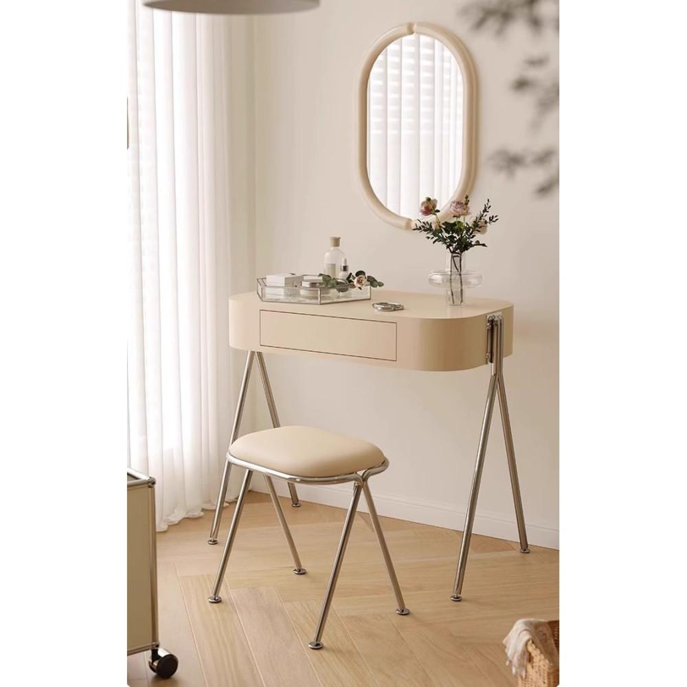 코지풀 라운드 미드센츄리 책상겸화장대