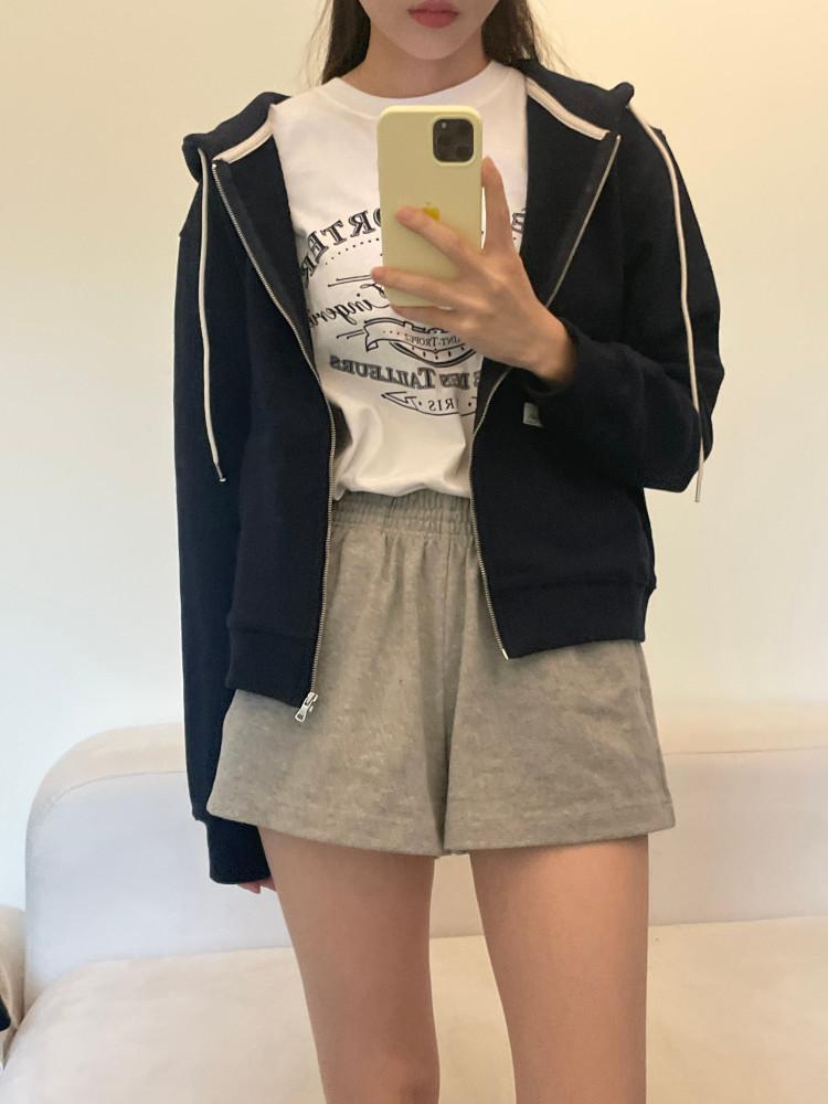 이즈니 isnee 밴딩 리치 스웻 쇼츠 (3color)