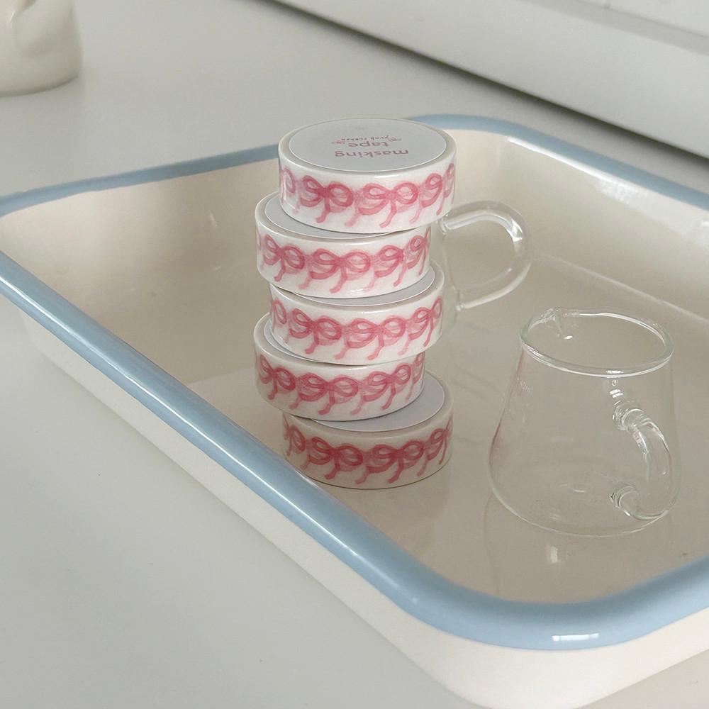 [아이민잇] 핑크 리본 마스킹테이프