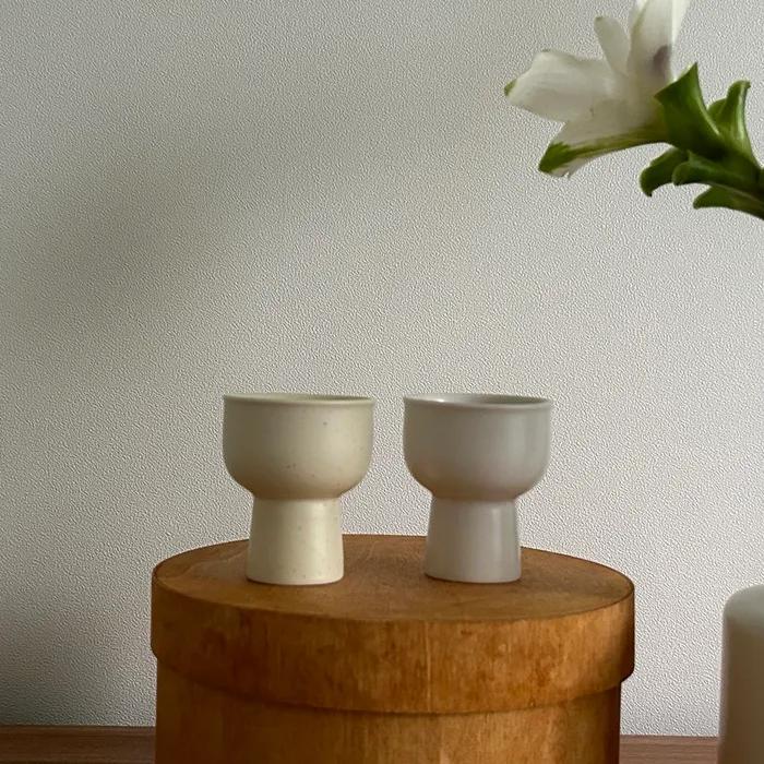 [선물세트] 헤움 무광 소주잔 4p선물세트 홈술 사케잔