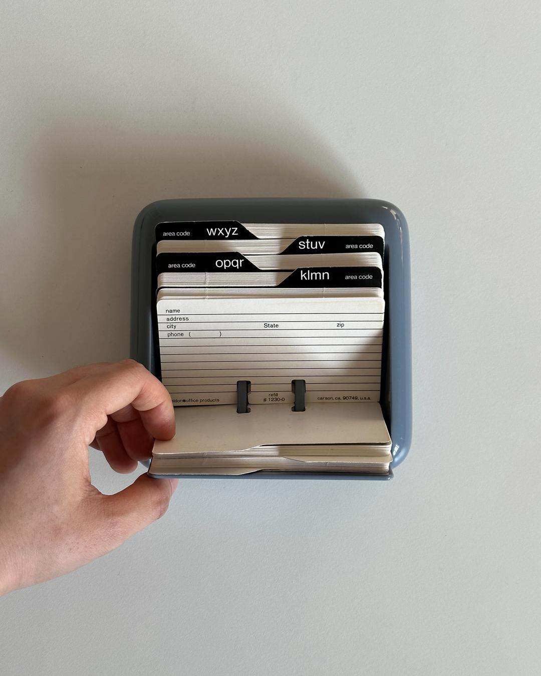 80s ELDON Telephone Index