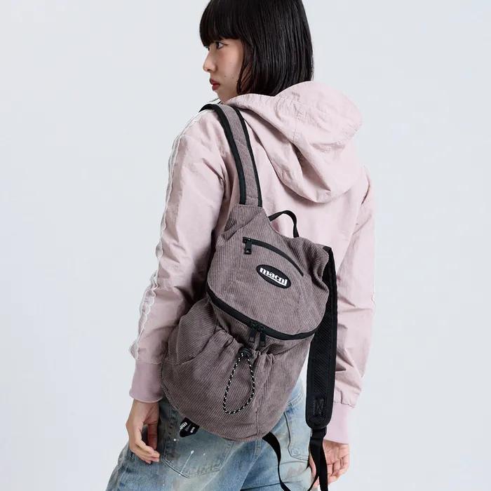 CORDUROY BLAZER BACKPACK CHARCOAL
