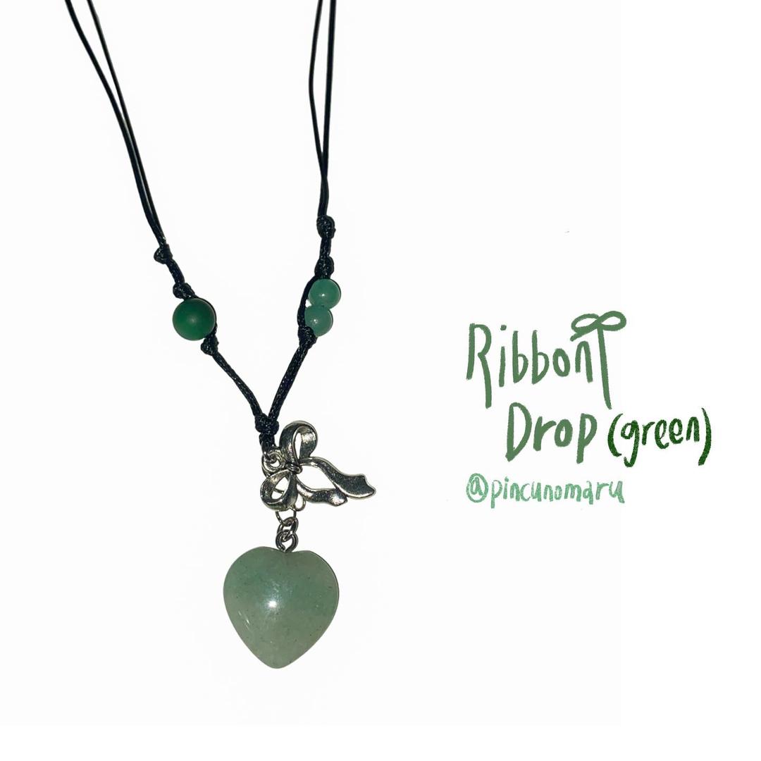 Ribbon drop (green)