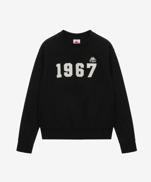 1967 더블저지 스웨트셔츠 블랙 P223DUFS803BK1