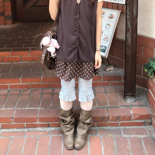 나코 프릴 7부 팬츠 ( naco frill pants )