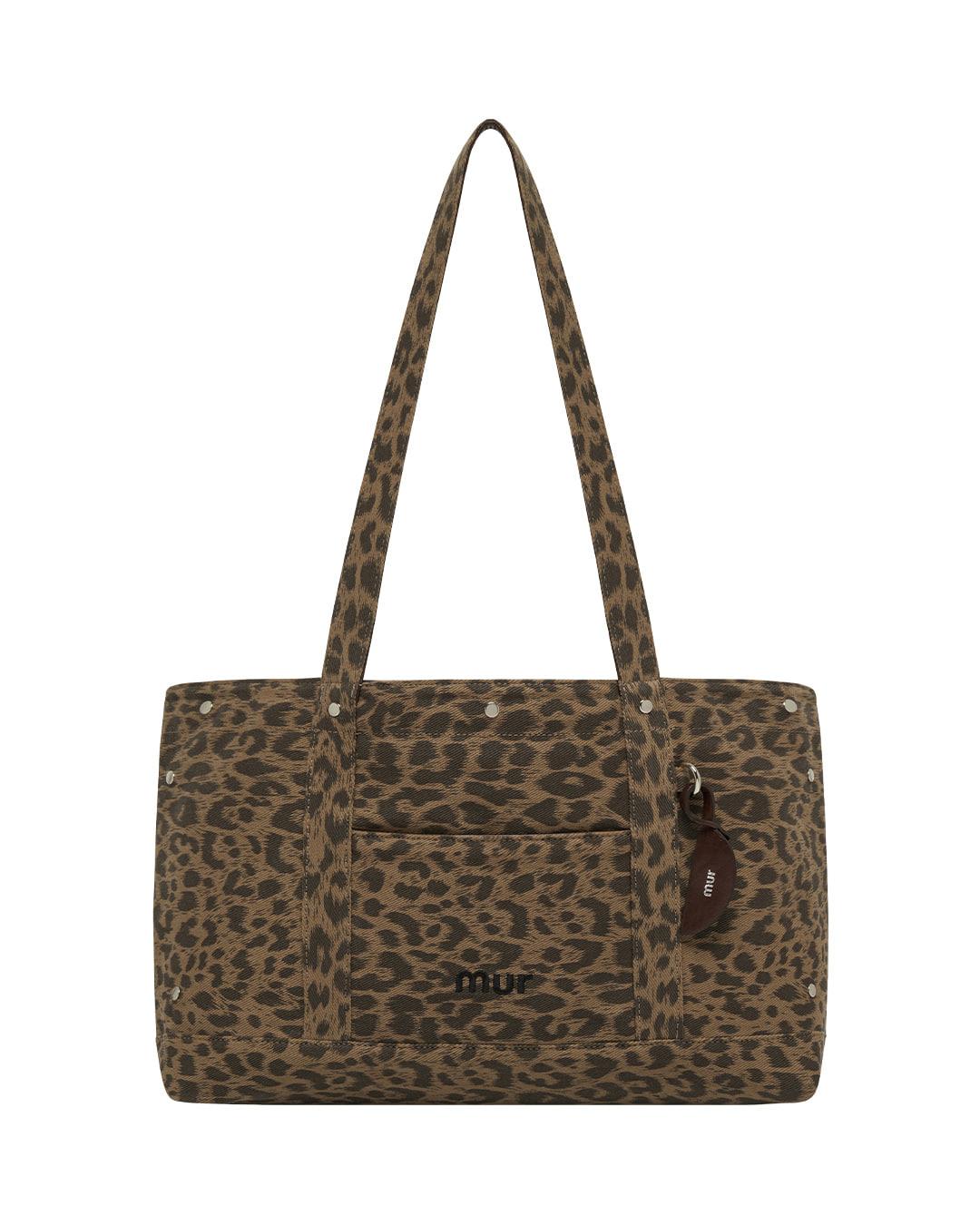 [예약배송] Reversible Polar bag-리버시블 폴라백 / Leopard Brown, Darkbrown