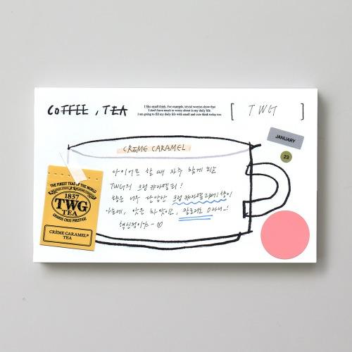 Drawing Memopad / Coffee&Tea