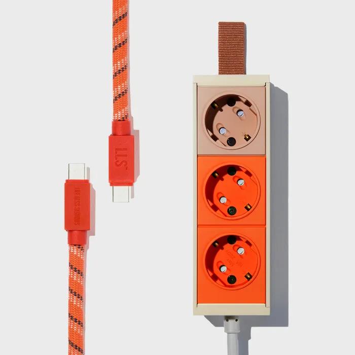 ZESTY ORANGE 3-SOCKET+CABLE PACKAGE