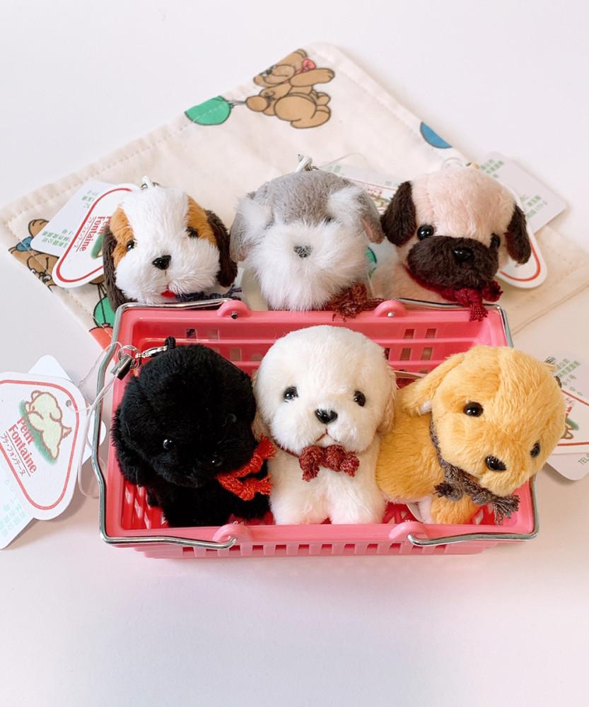 조이풀메이츠 미니 강아지 인형키링 에어팟키홀더 메이트 리트리버 세인트버나드 인절미