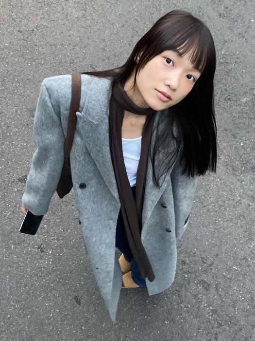 [4차 REORDER] FINE WOOL HANDEMADE COAT [MELANGE GRAY / 2COLOR]