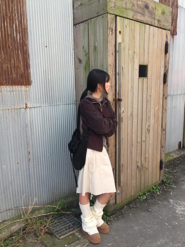 string midi skirt
