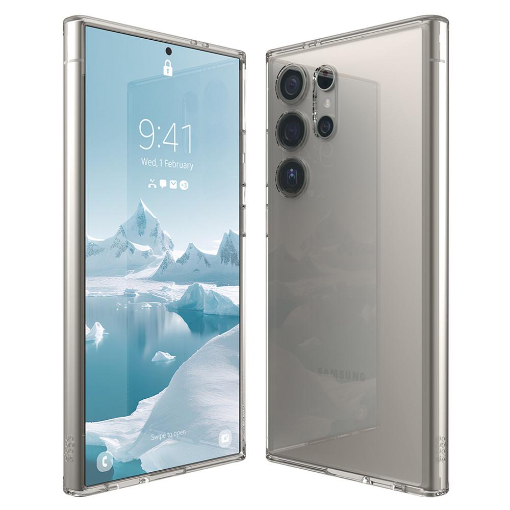 엘라고 갤럭시 S24 울트라 하이브리드 투명 케이스