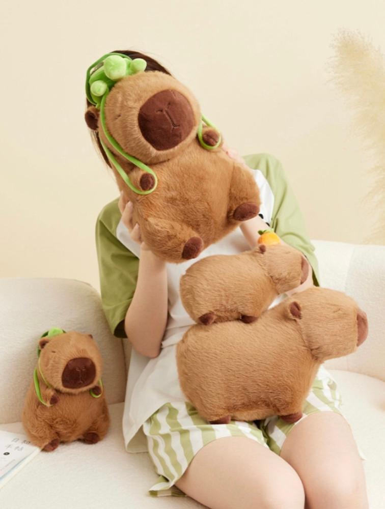 [정품] 카피바라 인형 귀여운 애니멀 애착 콧물 대형인형