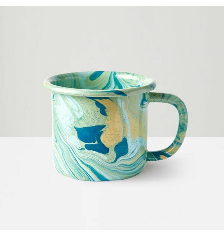 [티몬] [BORNN] 본에나멜 뉴마블 라지 머그 300ml 민트