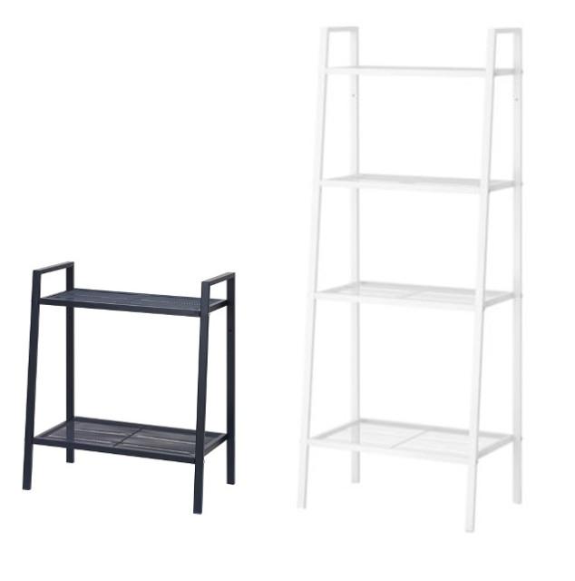 이케아 LERBERG 레르베리 사다리 국민 철제 선반