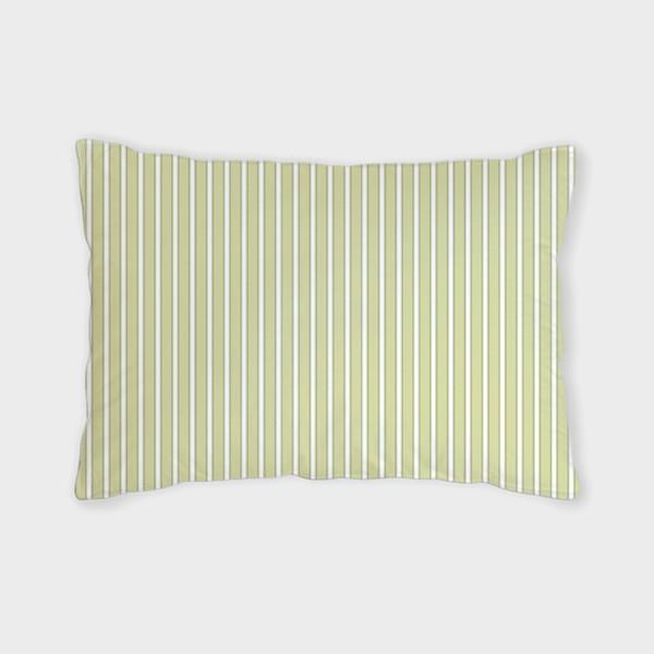 옥수수솜 항균 클래식 스트라이프 시리즈 베개커버 - 올리브 스트라이프