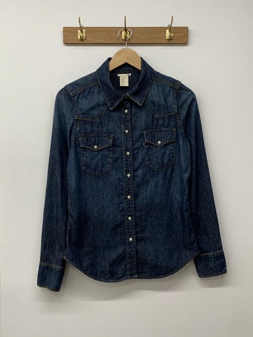LEVI'S 우먼 레드탭 웨스턴 데님 셔츠
