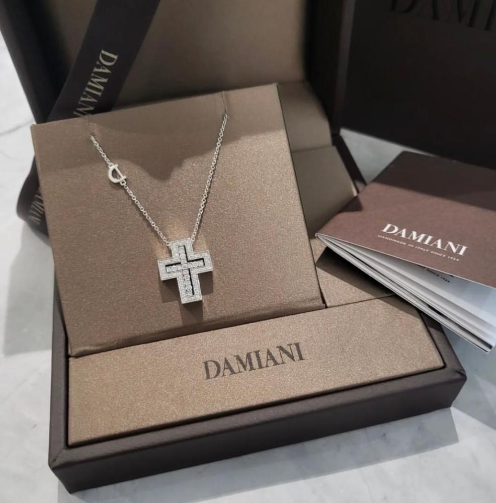 [국내백화점제품] 다미아니 벨에포크 십자가 다이아 목걸이 XS 스몰 미듐
