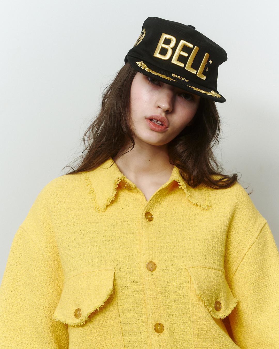 BELLBOY PILLBOX HAT _ BLACK