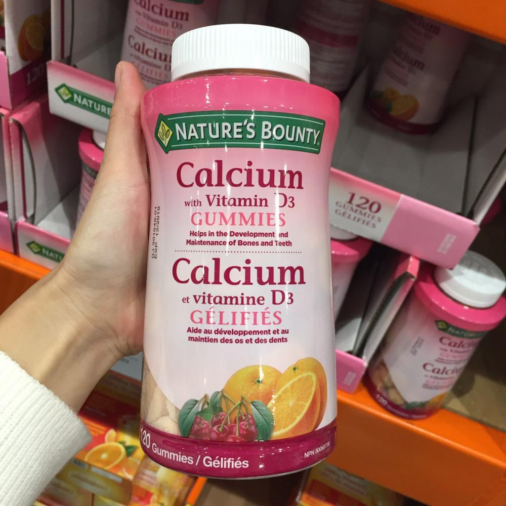 네이쳐스바운티 칼슘+비타민D3 120젤리 구미, Nature’s Bounty Calcium with Vitamin D3