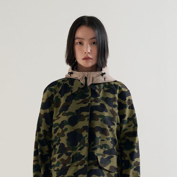Reglan sleeved rain coat (Camouflage)